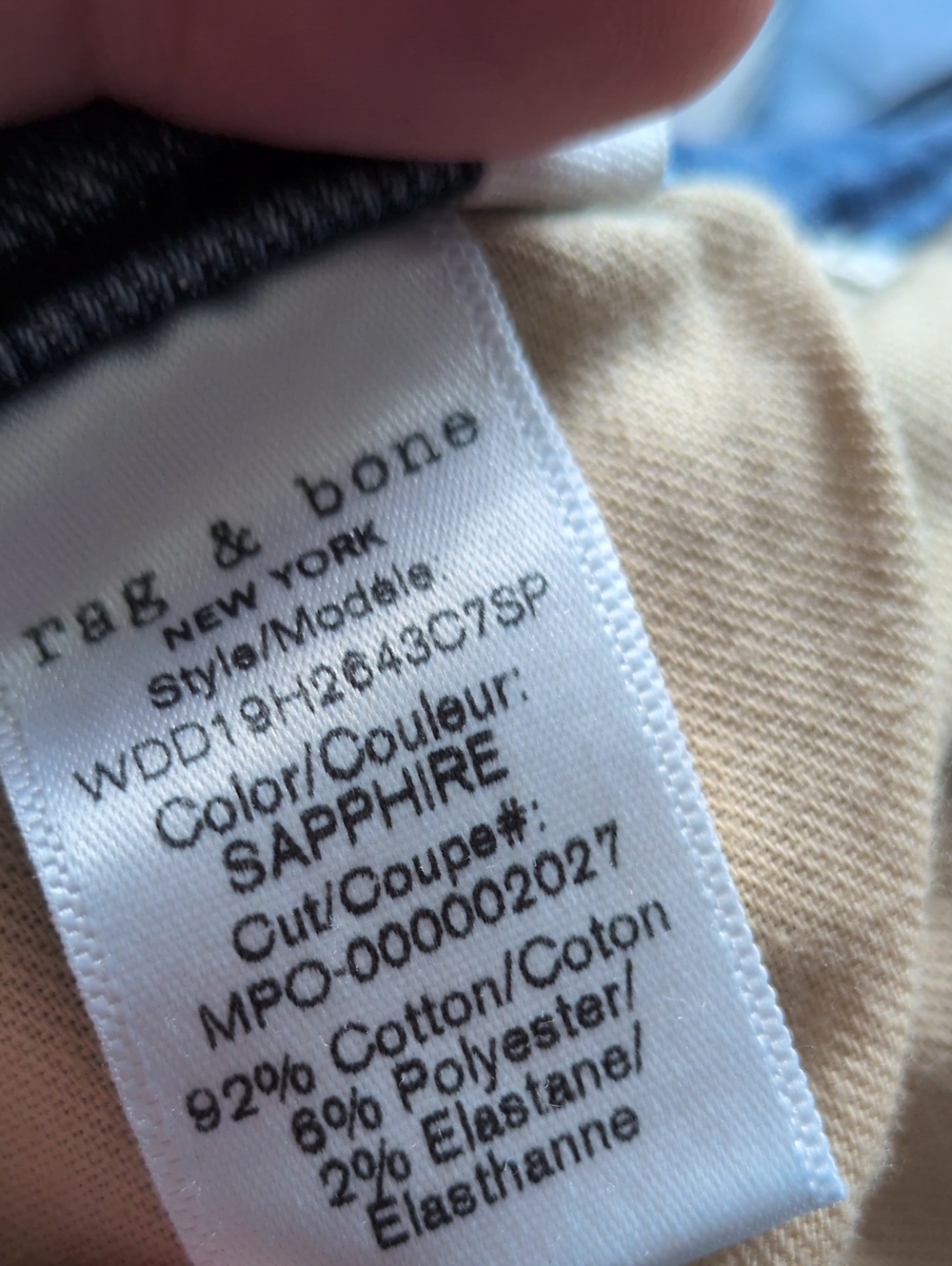 RAG & BONE I 'Dre' Low-Rise Sapphire Faded Blue Relaxed Slim Boyfriend Jeans, 28 - Picture 15 of 16